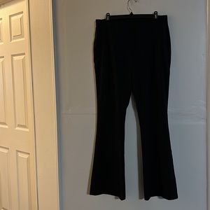 Zara | Black Wide Leg Trouser Pants | L